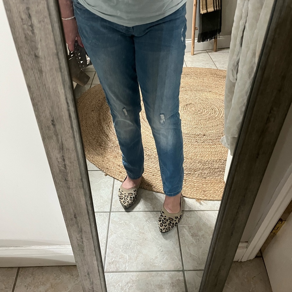 White House Black Market Blue Skinny Jeans